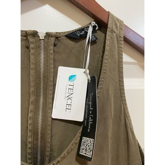 Velvet Heart Tencel Jumpsuit Lagenlook Essentials Earthy Loose Fit Brown Size XS - Picture 3 of 11